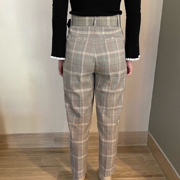 Black and white plaid Chino pants - Picture 4 of 6